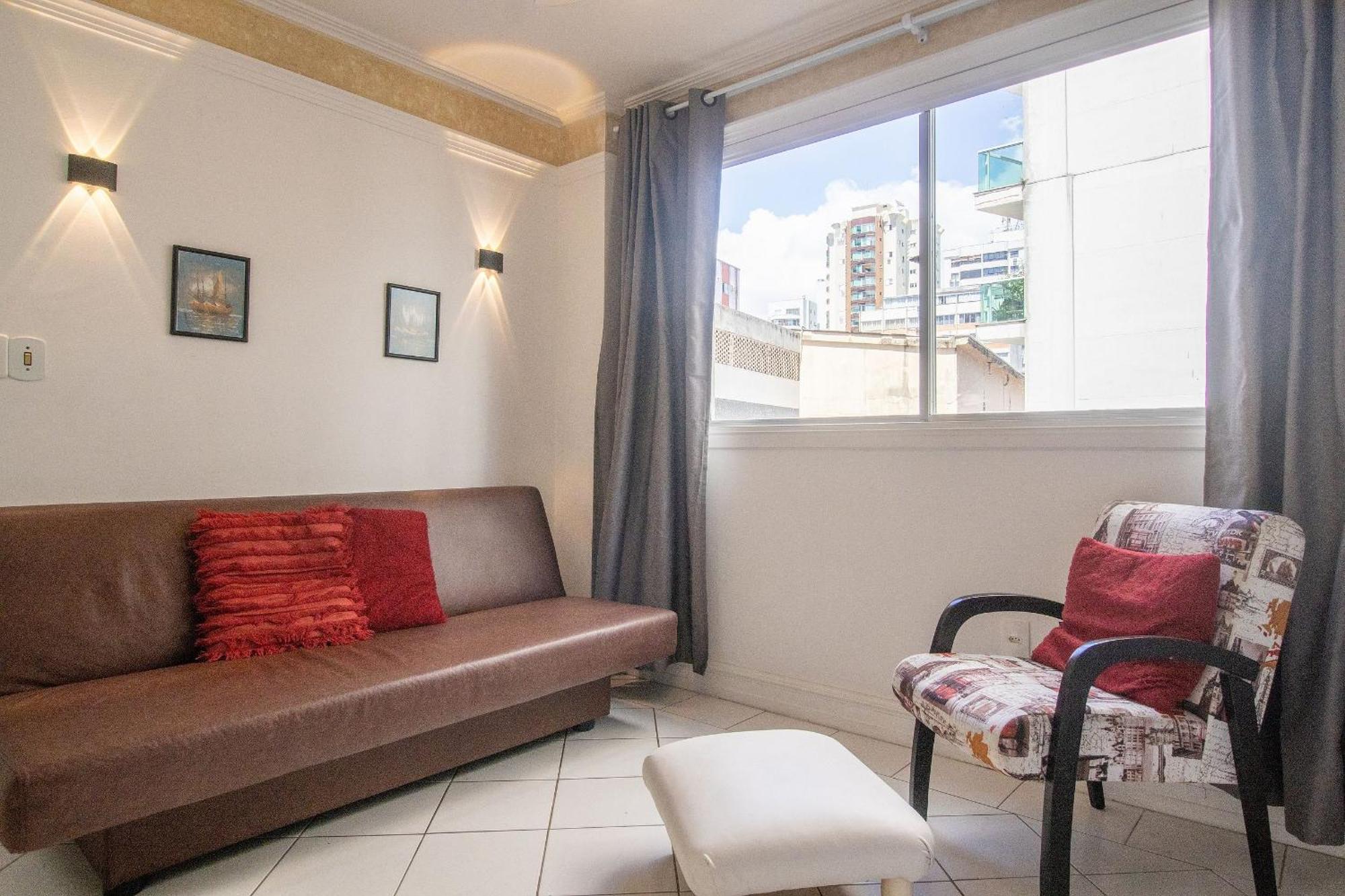Clr23 -calcadao, 1dorm Climatizado, Wi-fi, Garagem Apartment Balneario Camboriu